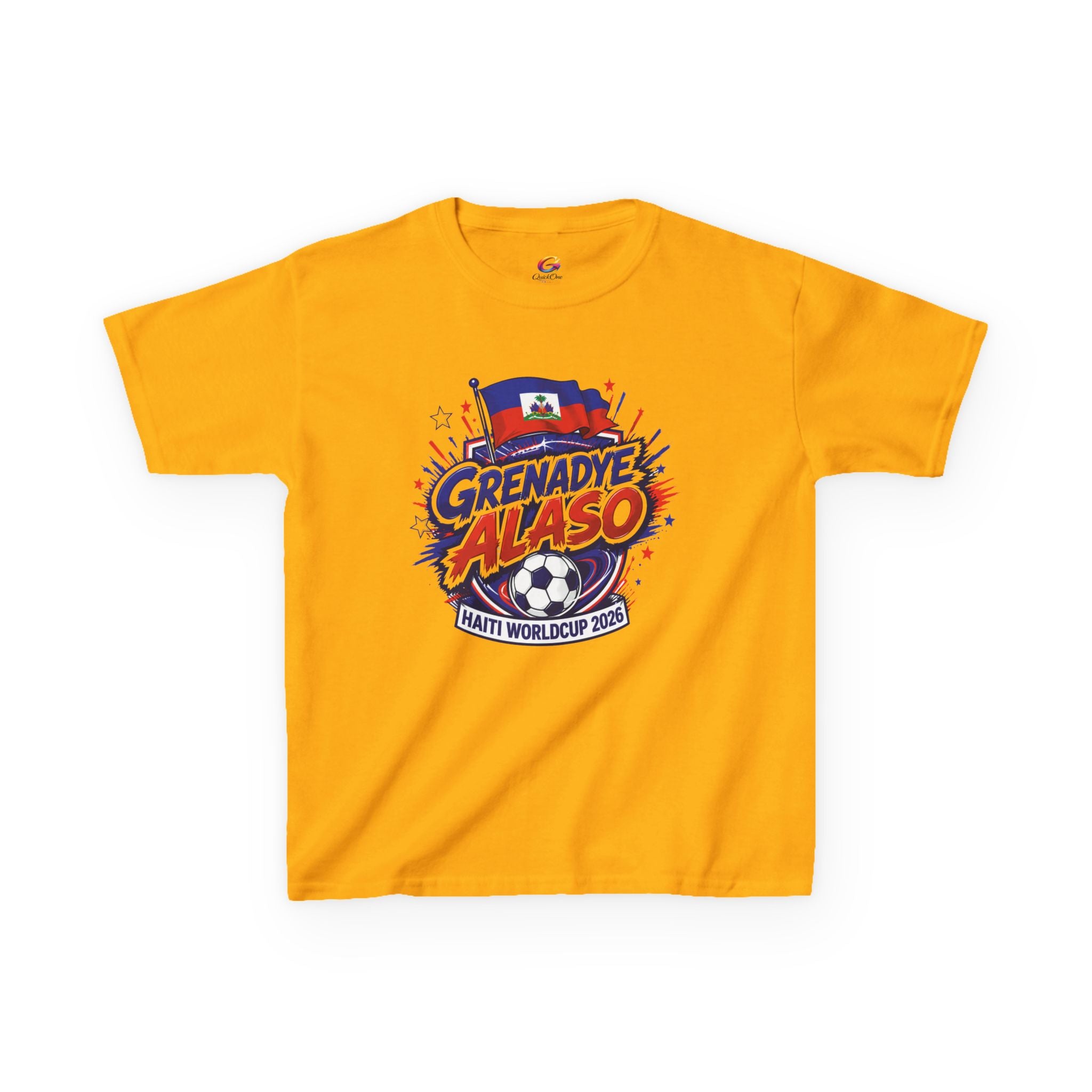 Kids Fan Soccer Support Tee – "Grenadye Alaso"