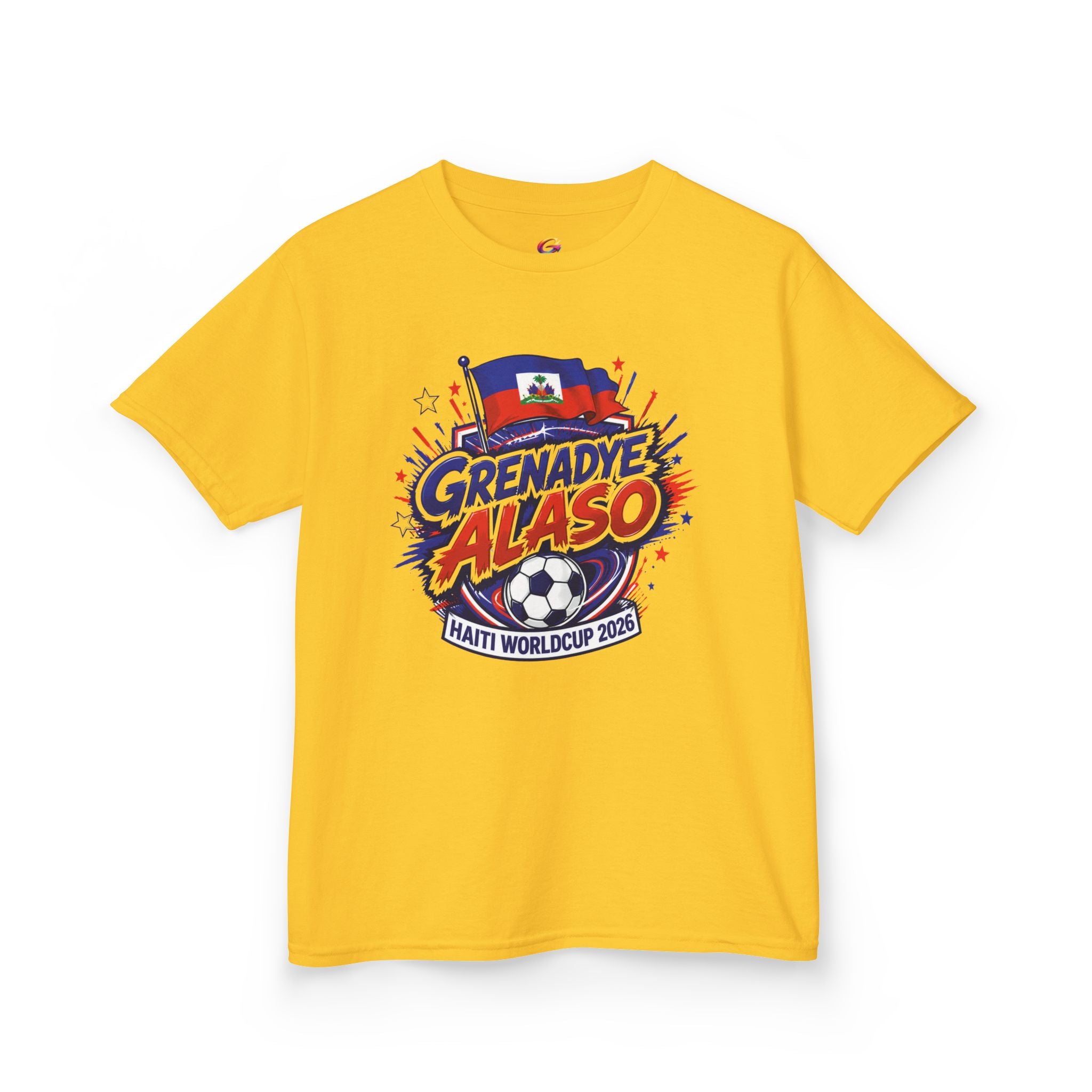 Kids Fan Soccer Support Tee – "Grenadye Alaso"