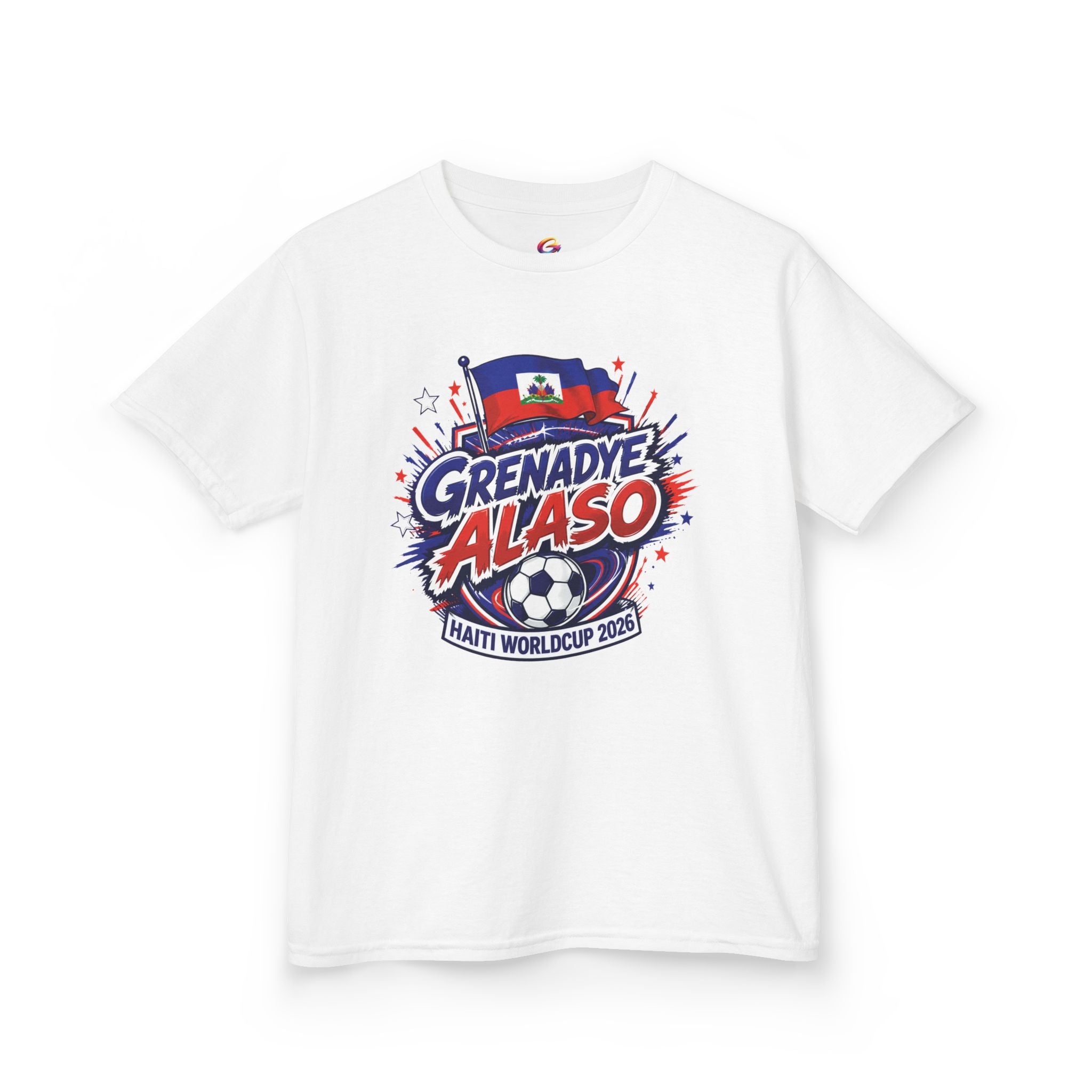 Kids Fan Soccer Support Tee – "Grenadye Alaso"