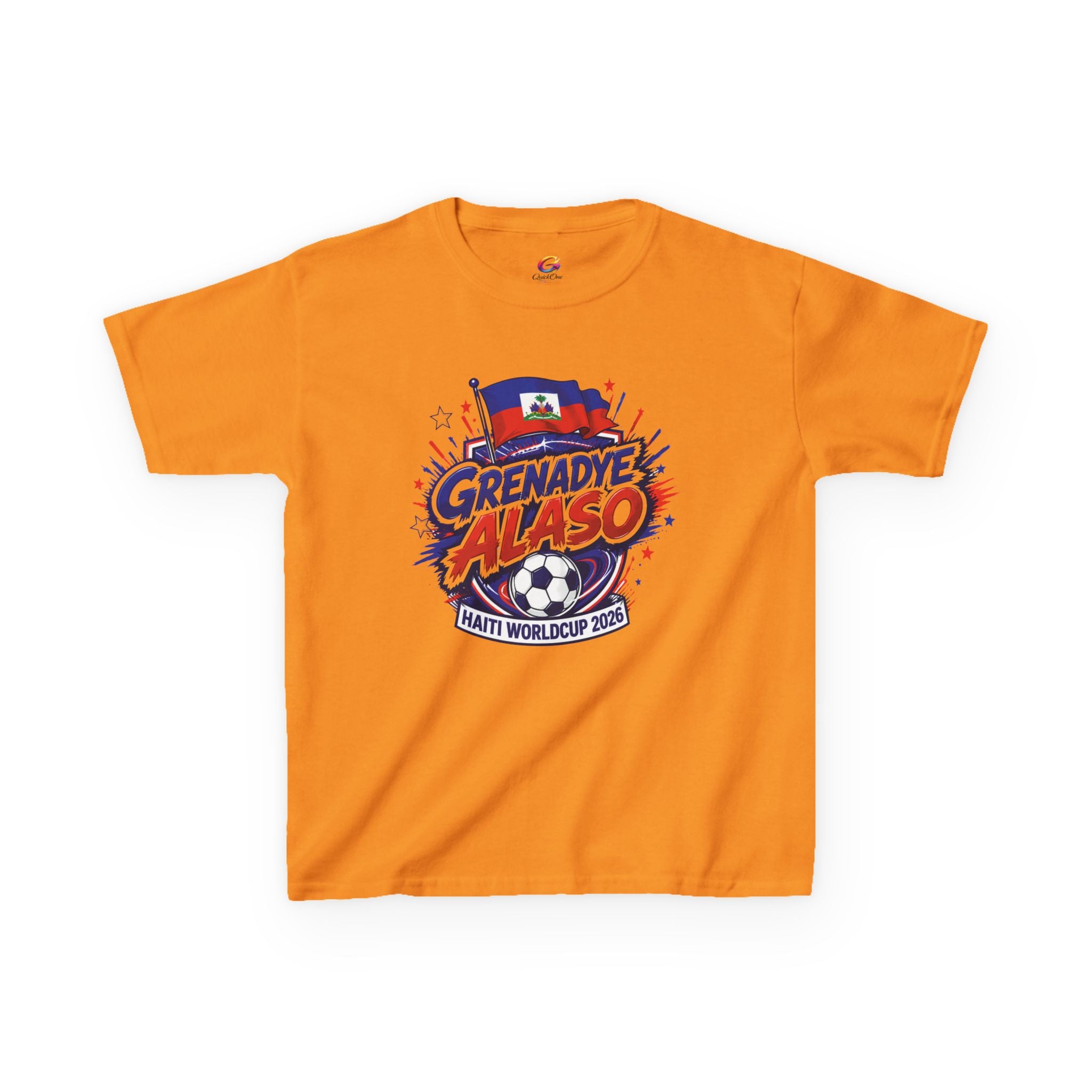 Kids Fan Soccer Support Tee – "Grenadye Alaso"