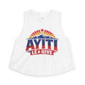 Women's Crop Top — Ayiti Lé a Rive Haitian Sunrise Graphic