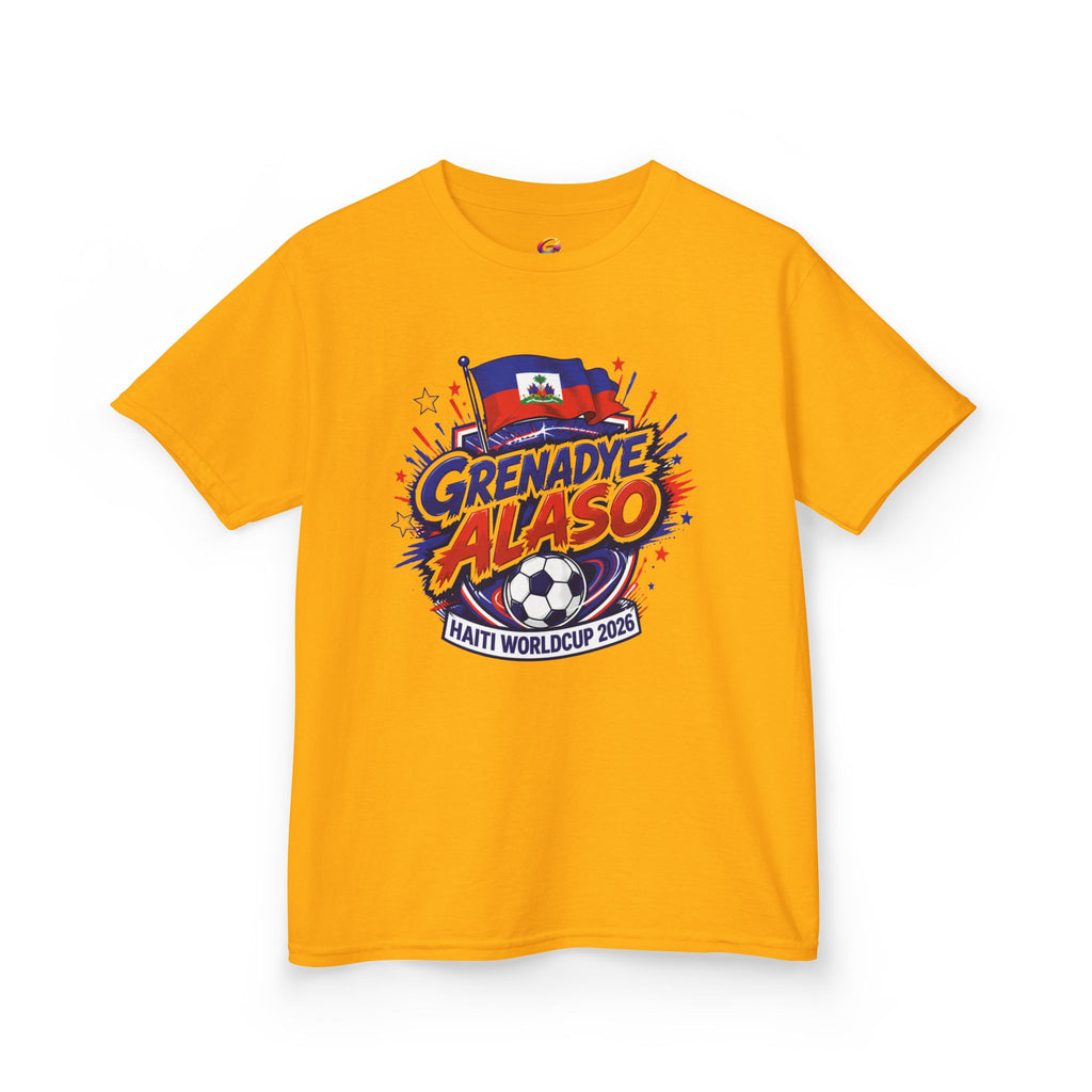 Kids Fan Soccer Support Tee – "Grenadye Alaso"