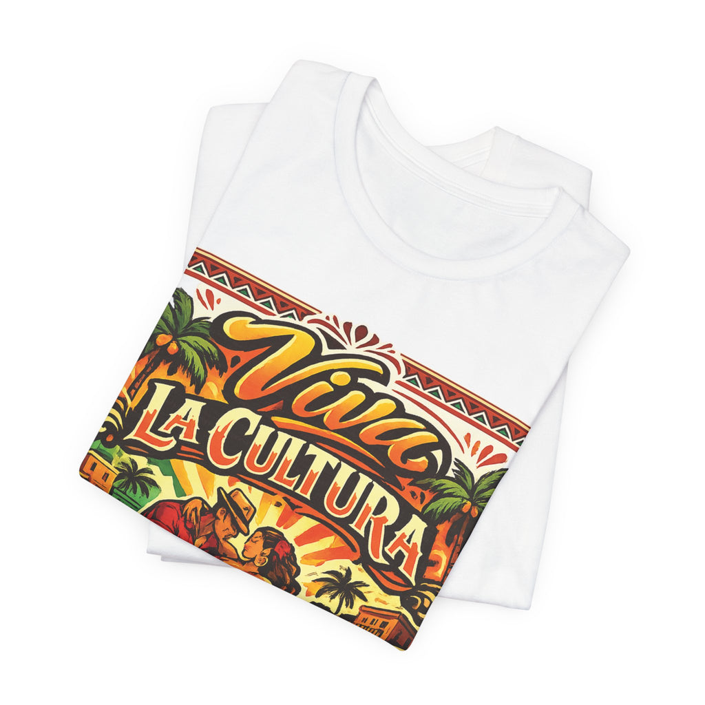 Viva La Cultura Dance Tee  – Latin Heritage Summer T-Shirt for Men & Women