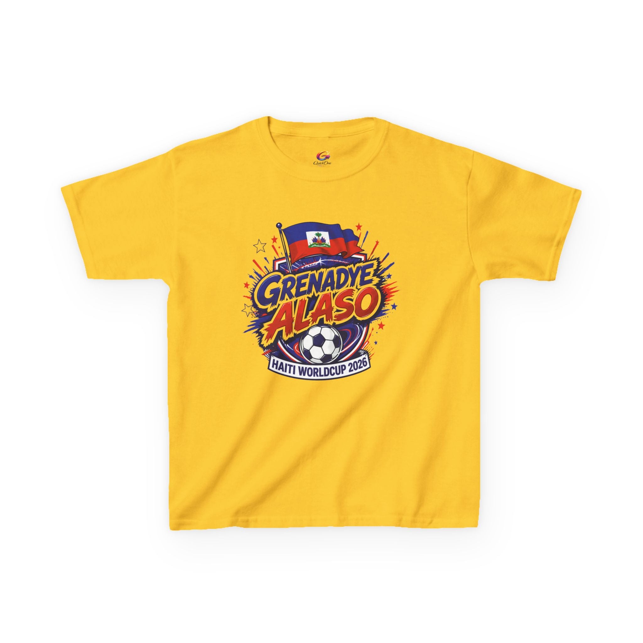 Kids Fan Soccer Support Tee – "Grenadye Alaso"