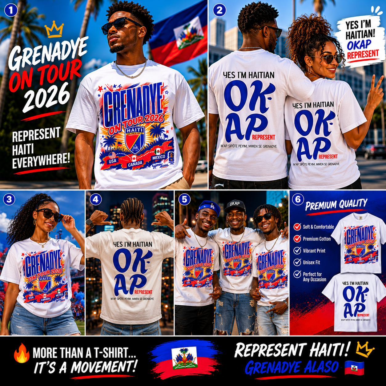 Grenadye On Tour 2026 – HAITIAN Represent  🇭🇹