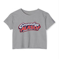 Grenadye Alaso! Crop Top — Retro Script Festival Tee