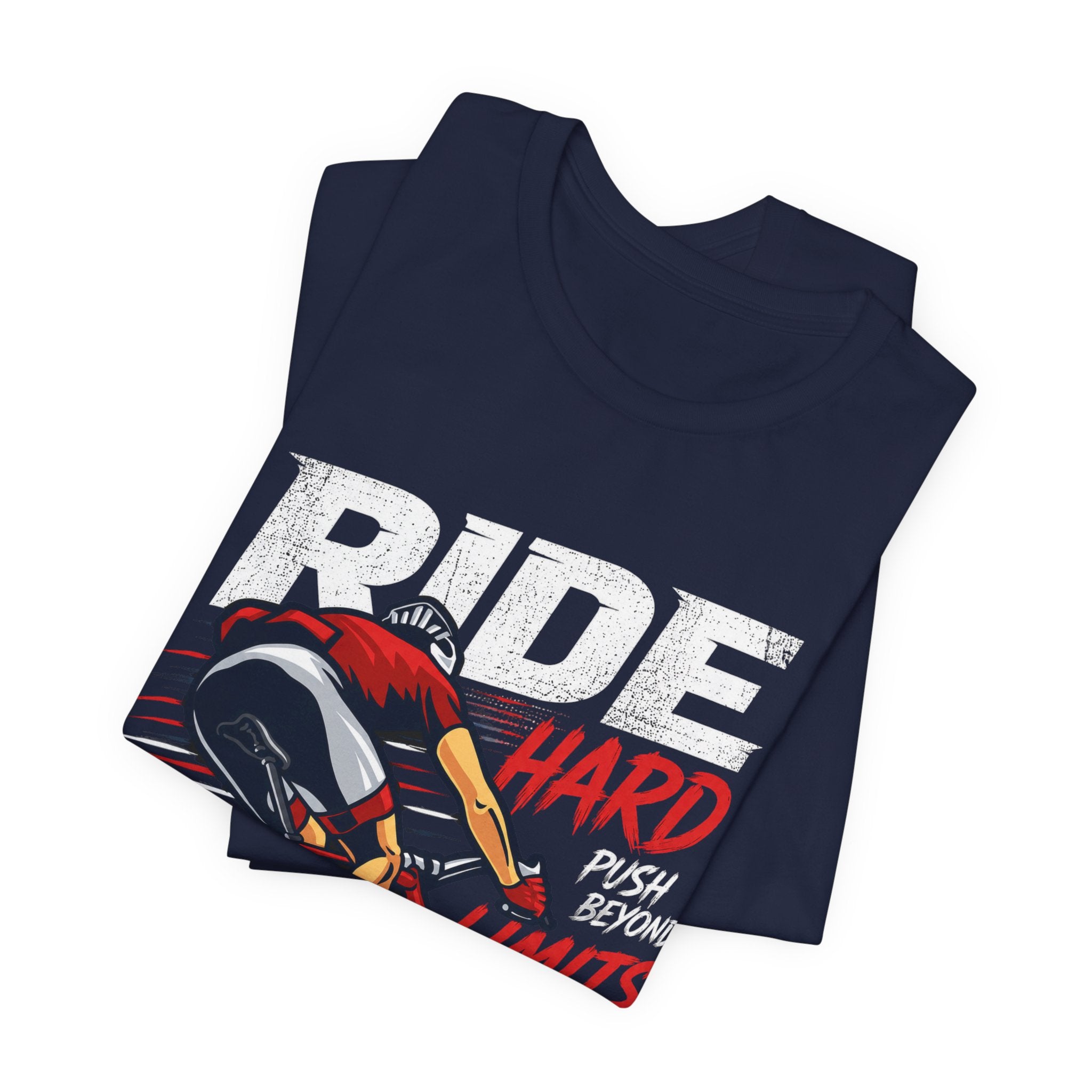 Ride Hard Push Beyond Limits Cycling T-Shirt