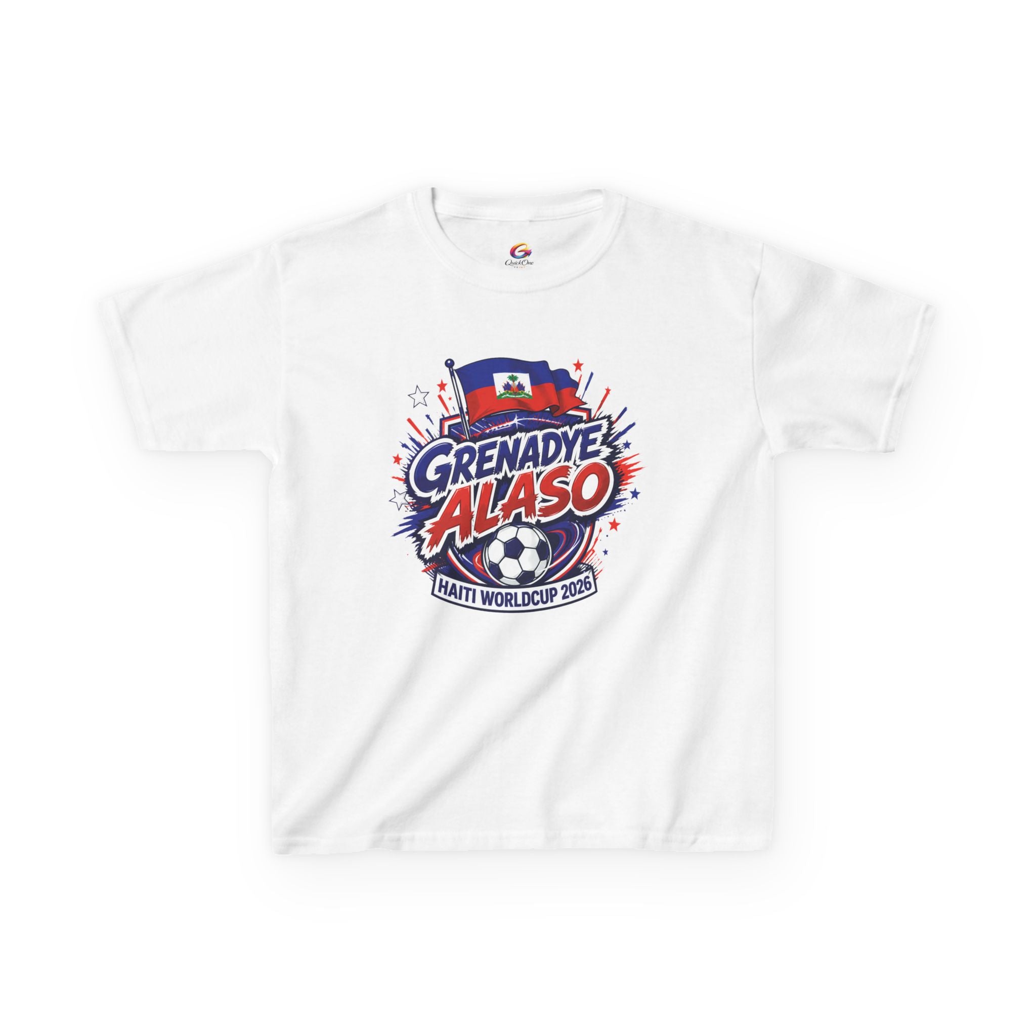 Kids Fan Soccer Support Tee – "Grenadye Alaso"
