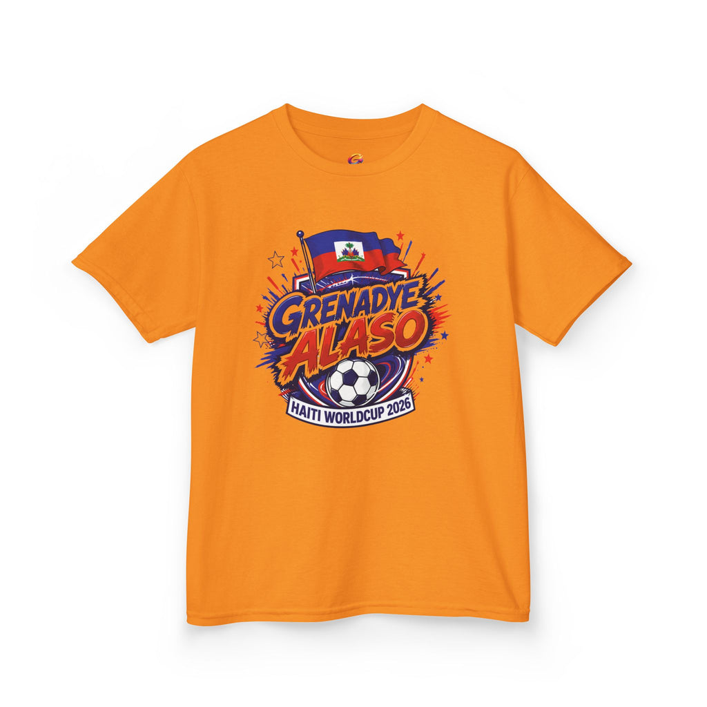 Kids Fan Soccer Support Tee – "Grenadye Alaso"