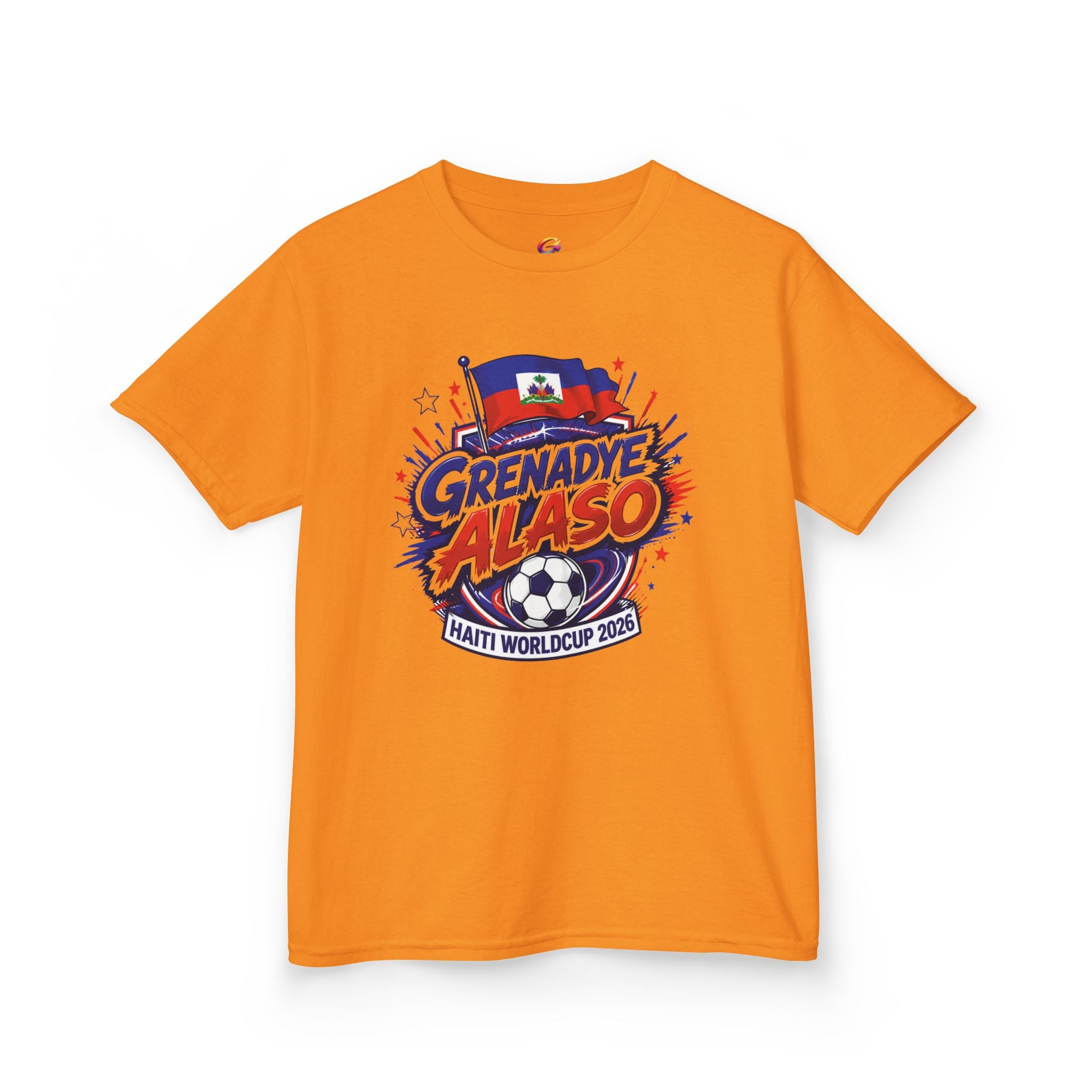 Kids Fan Soccer Support Tee – "Grenadye Alaso"