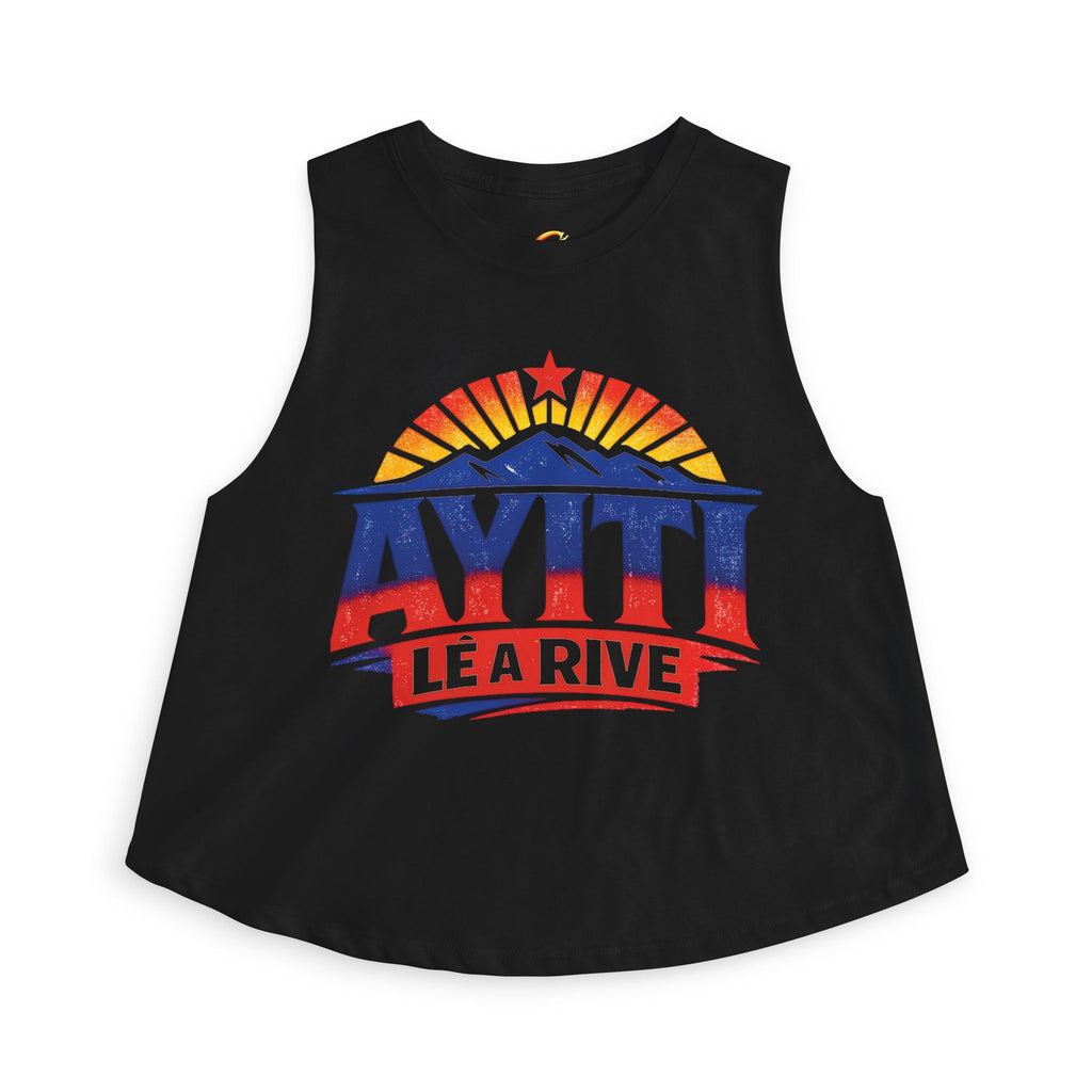 Ayiti Lè a Rive Haitian Sunrise - Women's Crop Top