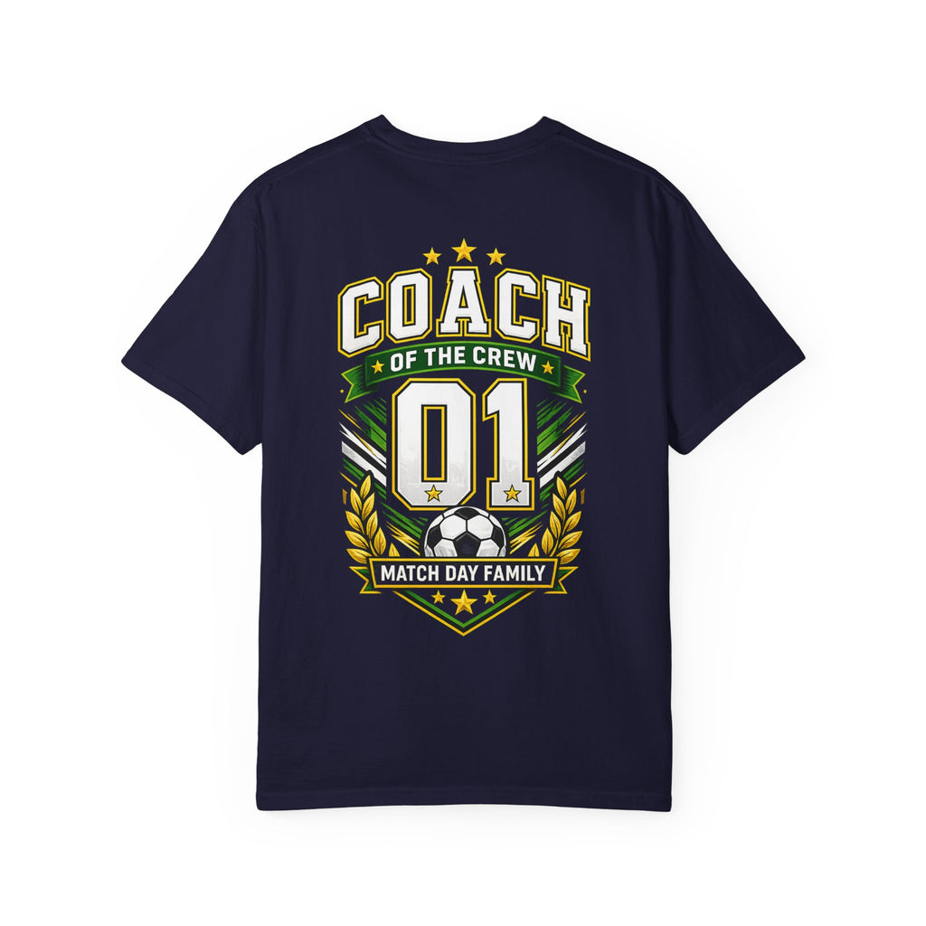 Dad Family™ Match Day  Coach of the Crew 01 Unisex T-Shirt | Family Football Fan Shirt