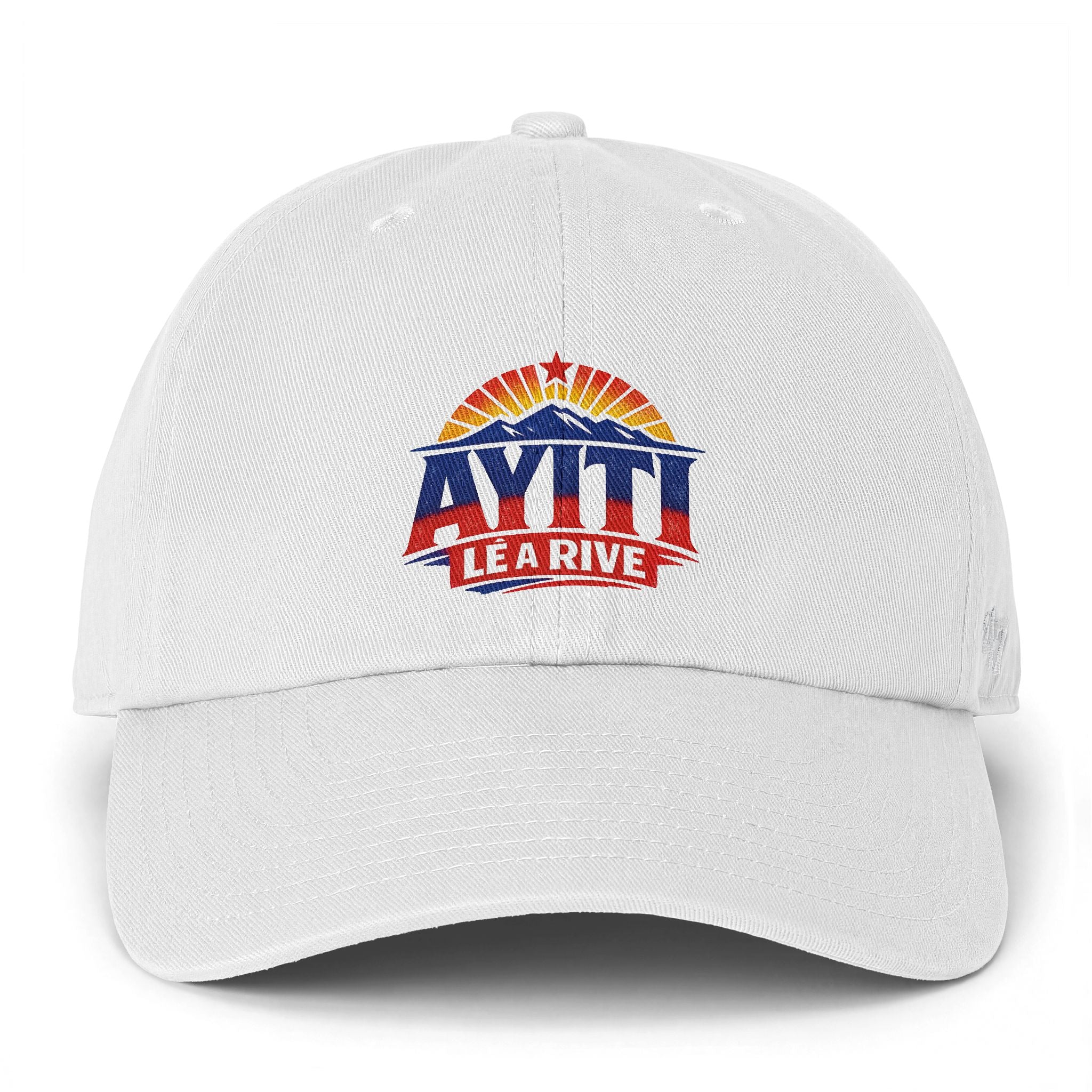 Ayiti Le A Rive Embroidered Cap – Haiti Sunrise Dad Hat