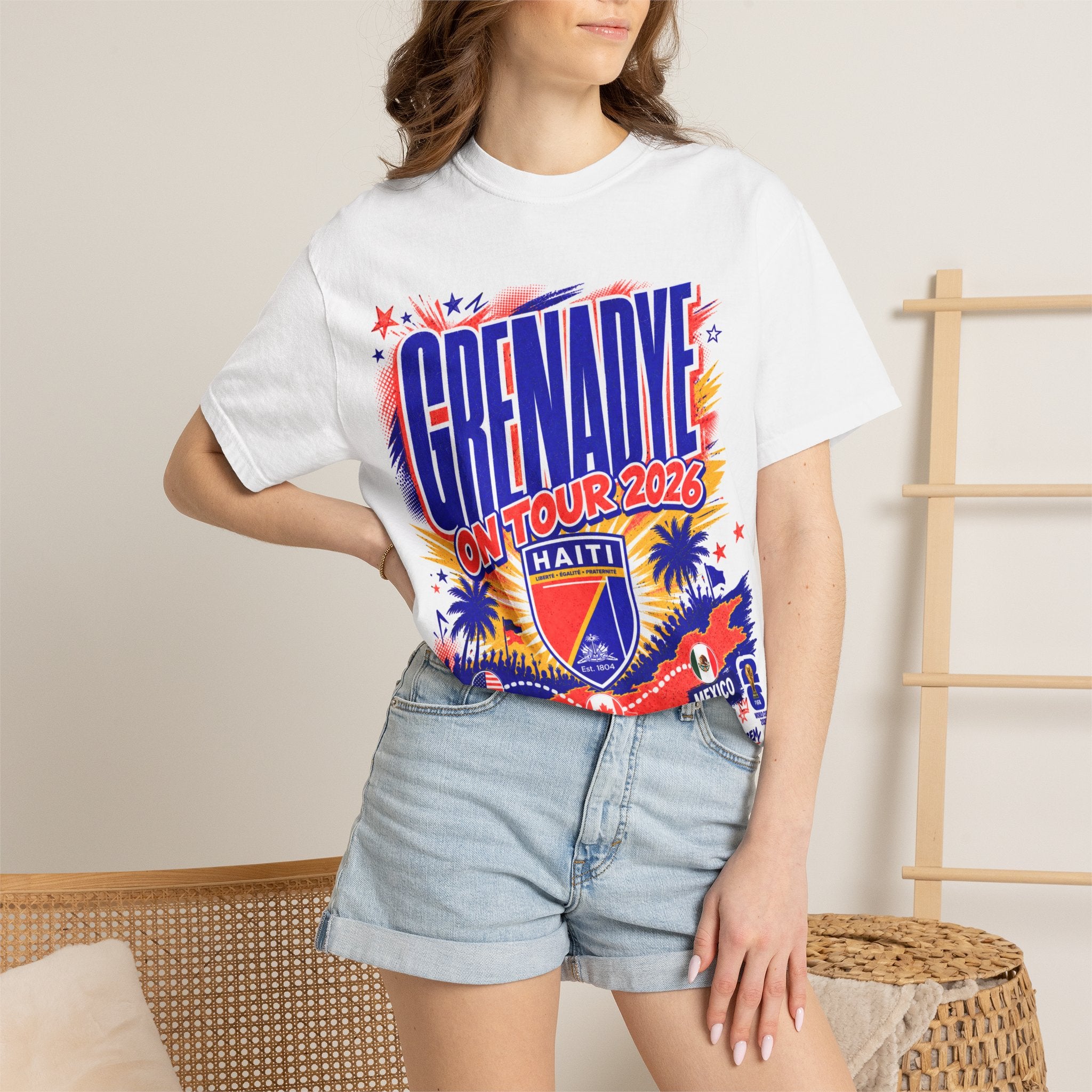 Grenadye On Tour 2026 – OKAP Represent Haitian Pride T-Shirt 🇭🇹